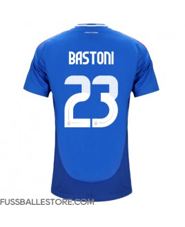Günstige Italien Alessandro Bastoni #23 Heimtrikot EM 2024 Kurzarm